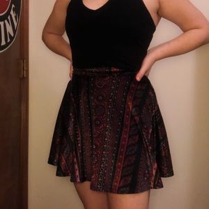 Hollister printed skirt